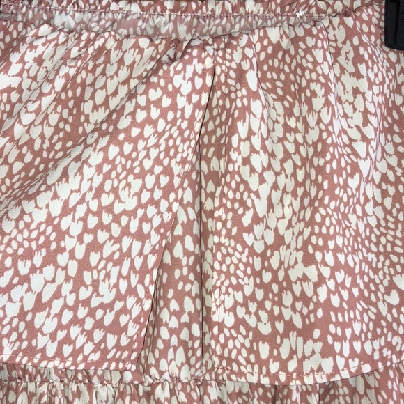 Tyche Amalfi Slanted Hem Jumpsuit size small blush color summer speckled dress​​ - Picture 12 of 16
